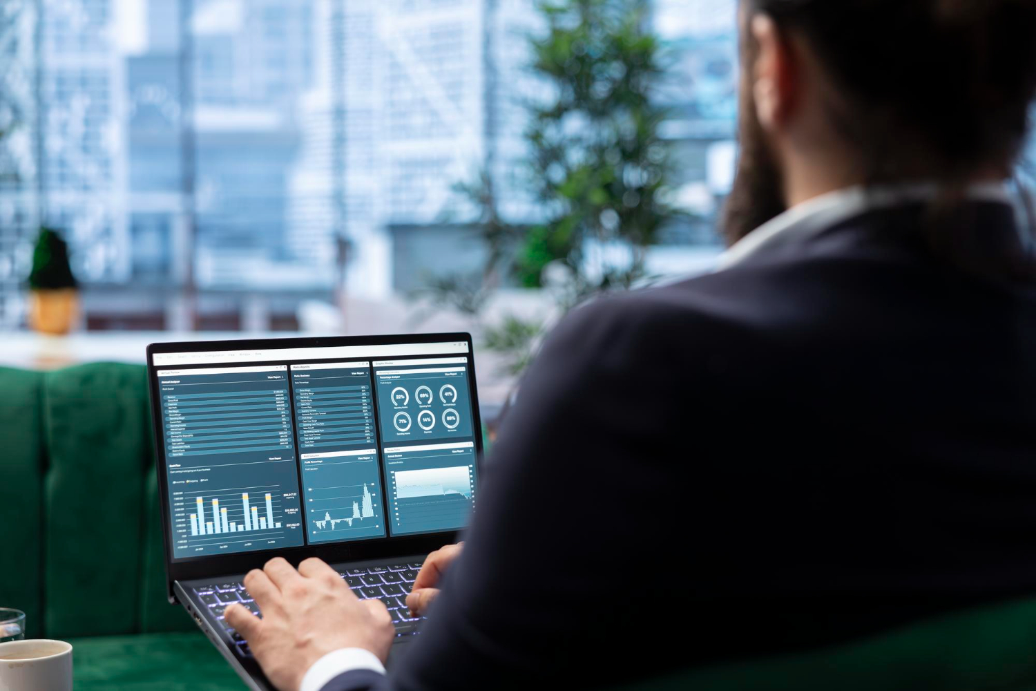 Reviewing attribution data on analytics dashboard
